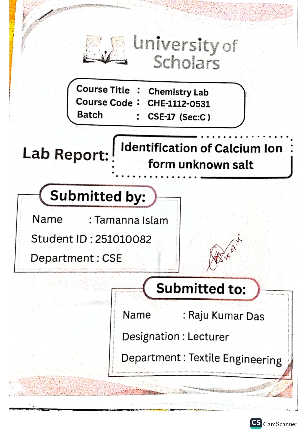Lab Page 1 - Lab introduction and safety guidelines