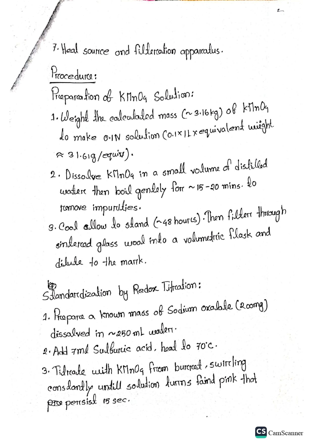 Lab Page 19 - Experiment 8: Kinetics